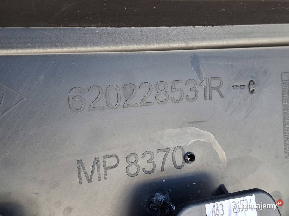 DACIA SANDERO III ZDERZAK PRZÓD PRZEDNI KRATKI lubuskie