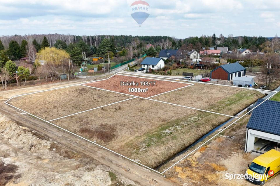 Działka 1000 m MPZP Kajetany gm Nadarzyn