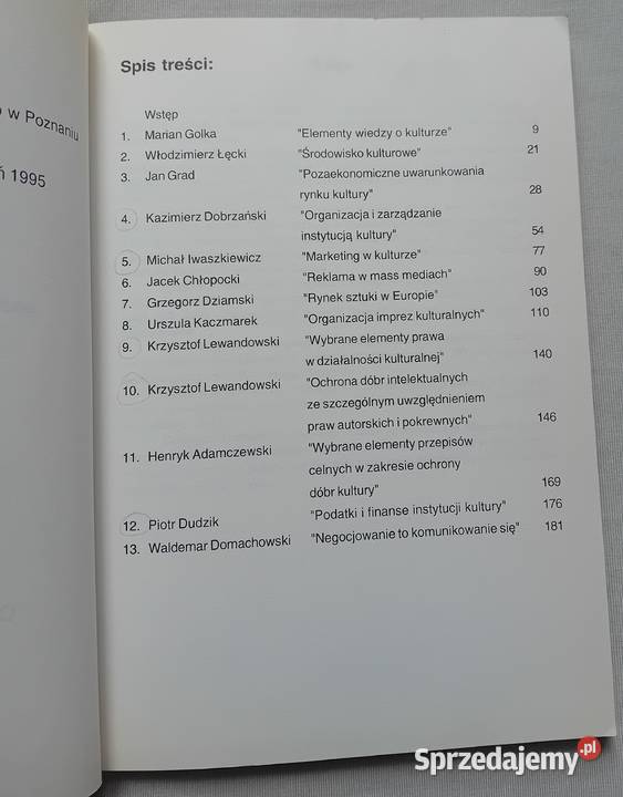 Menedżer kultury Podręcznik Wydz Kultury i Koźminek sprzedam