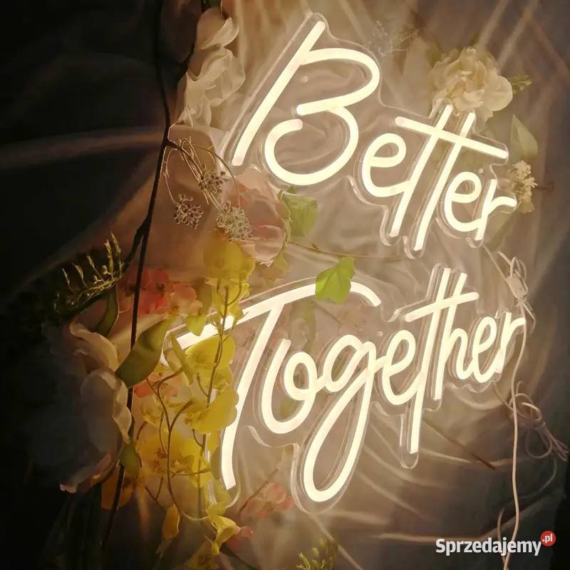 weekend Neon led na wesele Better Together Pozostałe Łódź sprzedam