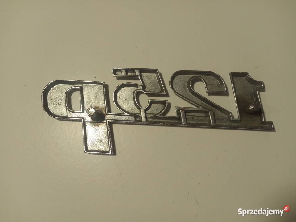 Wyprzedaż logo emblemat napis chrom Fiat 125p osobowe Pozostałe Szczecin