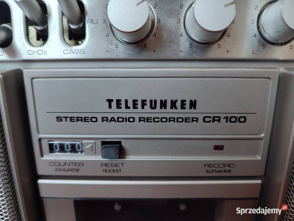 Radomagfon Telefunken CR 100 Syców sprzedam
