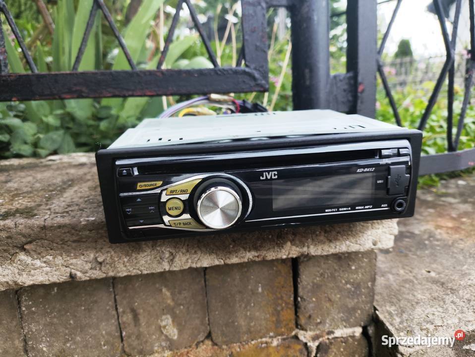 Radio samochodowe 1DIN JVC KDR412 CDMP3AUXUSB RDS Niegowonice