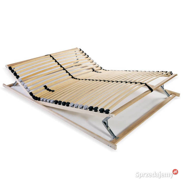 Stelaż do łóżka z 28 listwami 7 stref 140 x 200