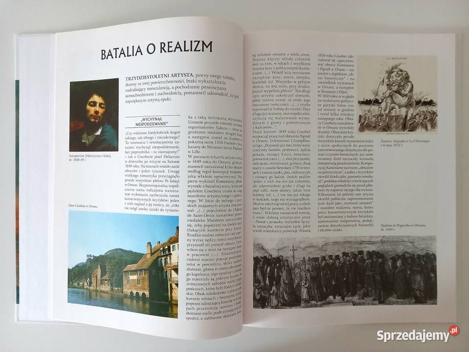 Sztuka Malarstwo Gustave Courbet seria Oxford sprzedam