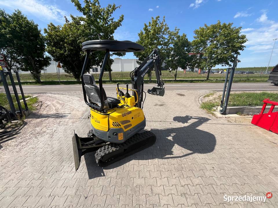 Gunter Grossmann i Kubota nowa Minikoparka mazowieckie Warszawa