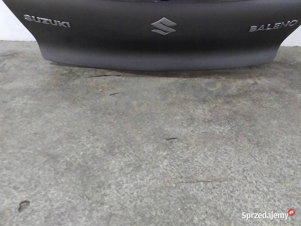 KLAPA TYŁ SZYBA SZARA Suzuki Baleno II 20152022 Klapy bagażnika świętokrzyskie