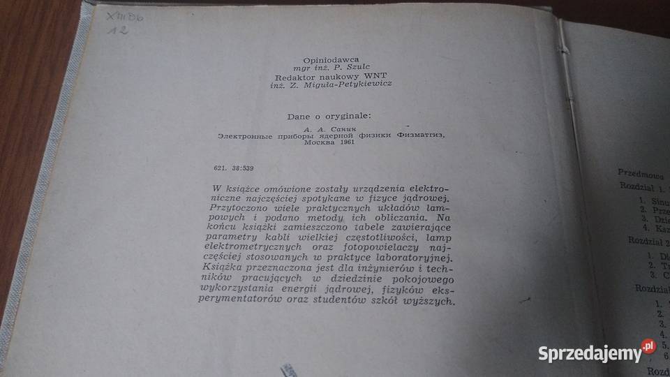 Elektroniczne przyrządy fizyki jądrowej A A Gdańsk