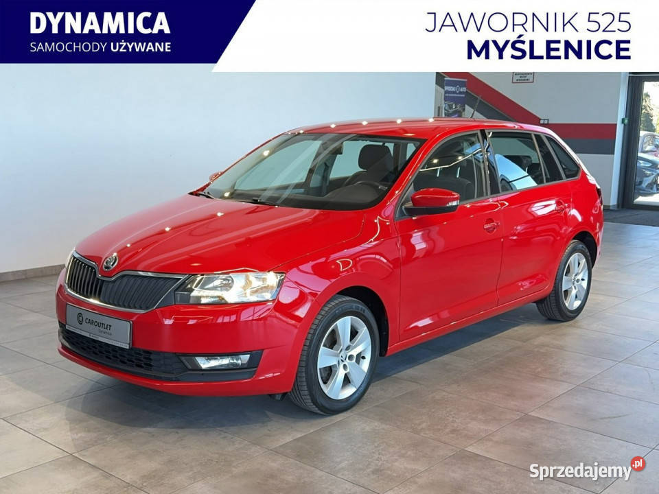 koda RAPID Spaceback Ambition 10TSI 110 M6 2018 światła przeciwmgielne Myślenice