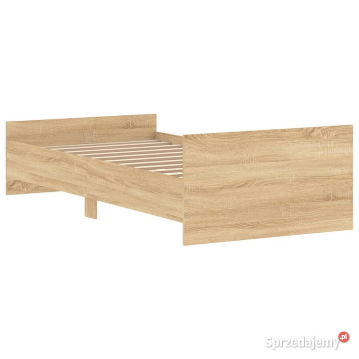 Łóżko bez materaca dąb sonoma 100x200 WM835934 Łóżka mazowieckie Warszawa