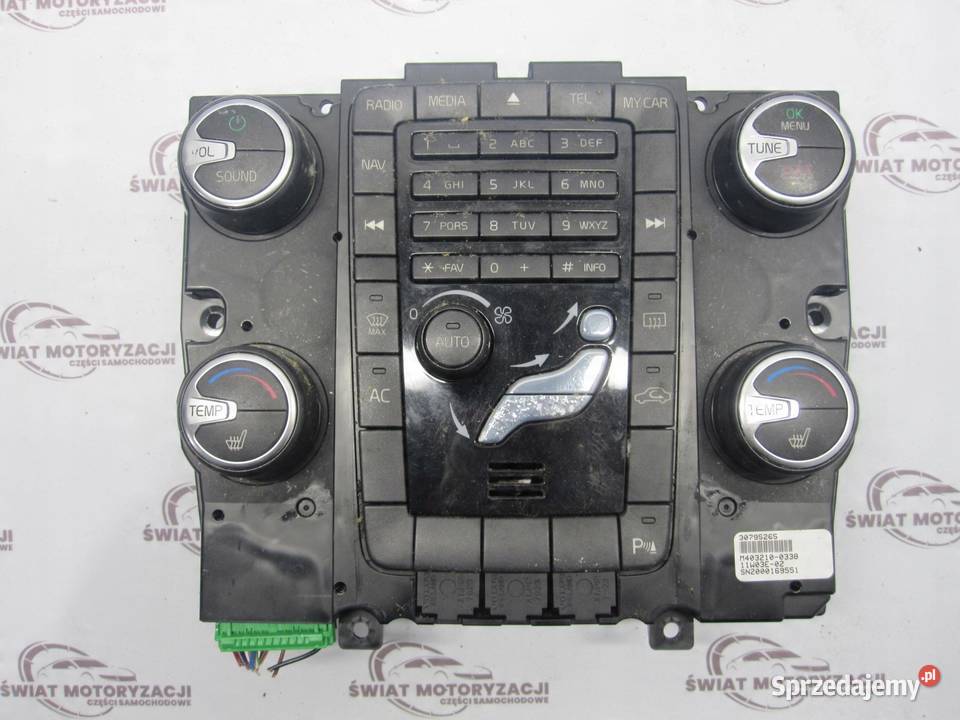 VOLVO S60 II 11r panel klimatyzacji radia