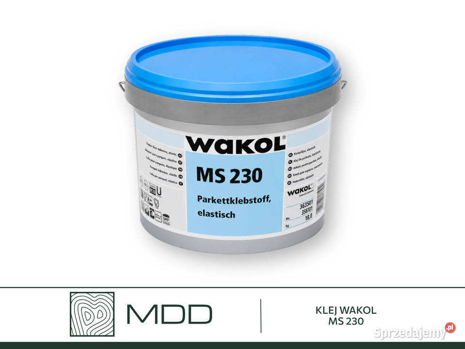 Klej jednoskładnikowy Wakol MS230 18 Łabuńki Pierwsze sprzedam