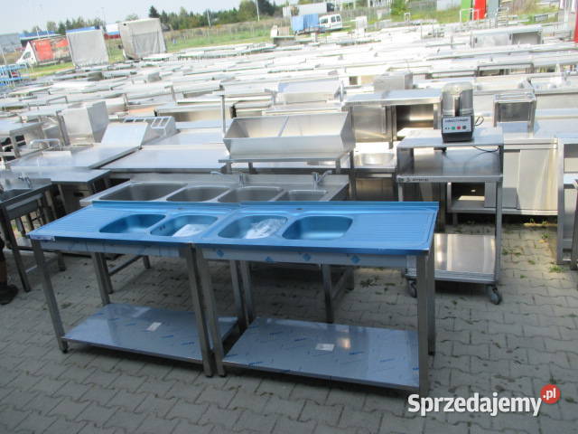 Zlew Gastronomiczny 2 Komorowy Z Półką 1206085 Ostrów Wielkopolski