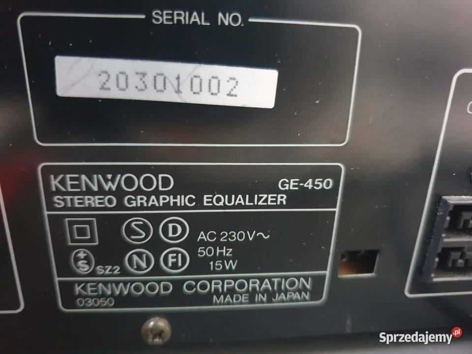 Kenwood ge 450 korektor graficzny Leżajsk