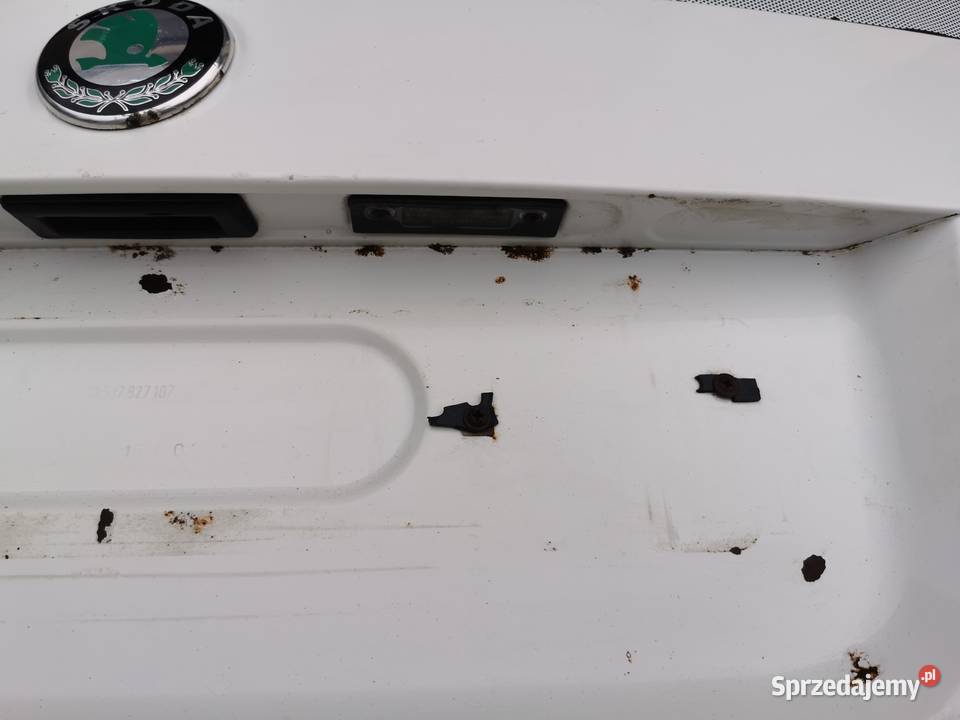 Klapa Bagażnika Skoda Roomster Biała 1026 Wyszków