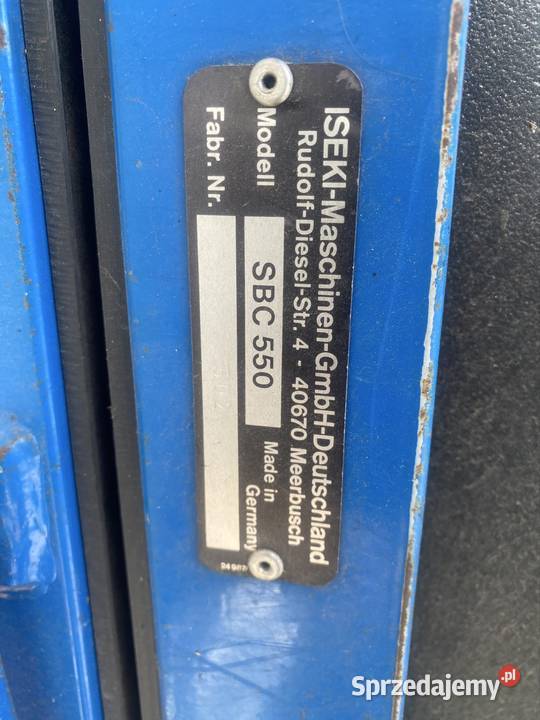 Iseki kosz do trawy SBC 550 traktorek kosiarka Traktorki Zielona Góra