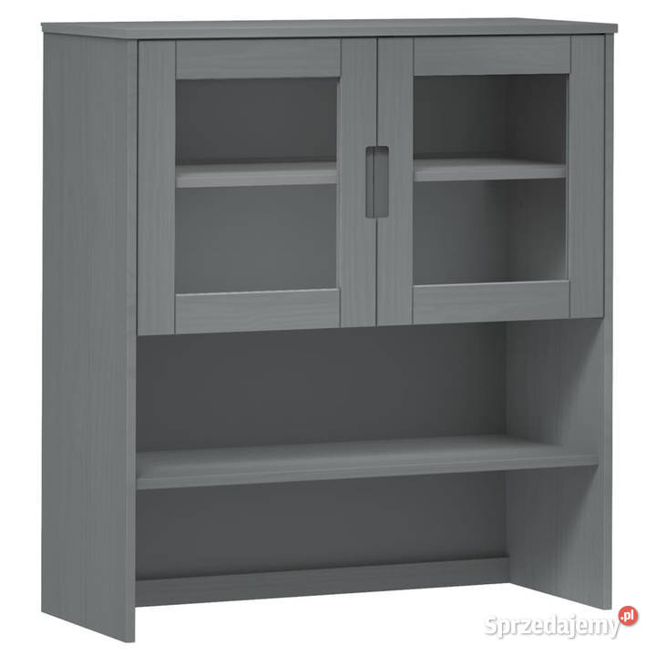 Nadstawka MOLDE szara 90x35x100 lite drewno Warszawa