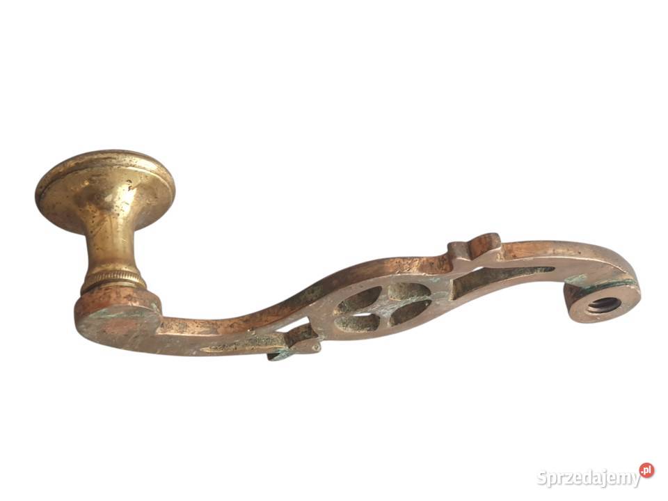 Stare przedwojenne mosiężne pokrętło do młynka Cieszyn