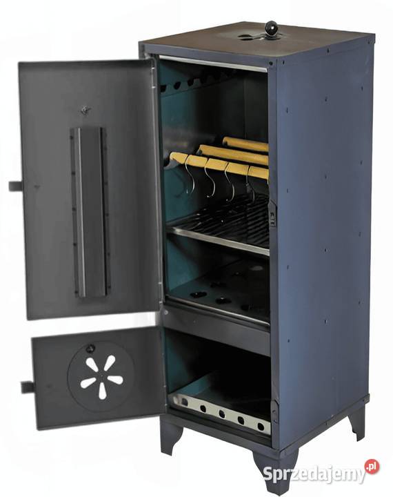 DUŻA XXL METALOWA Wędzarnia z grillem i rusztem Wędzarnie