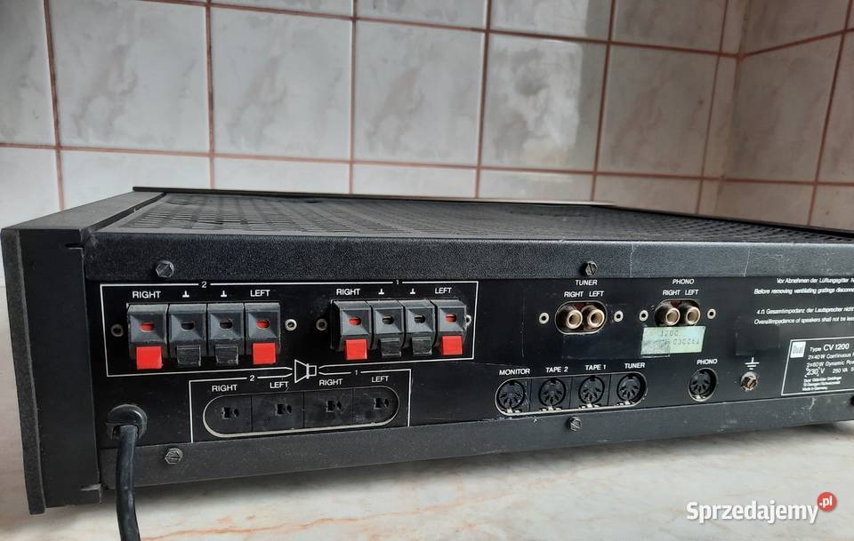Wzmacniacz Dual CV 1200 1980r Rzadka Wersja Piasek