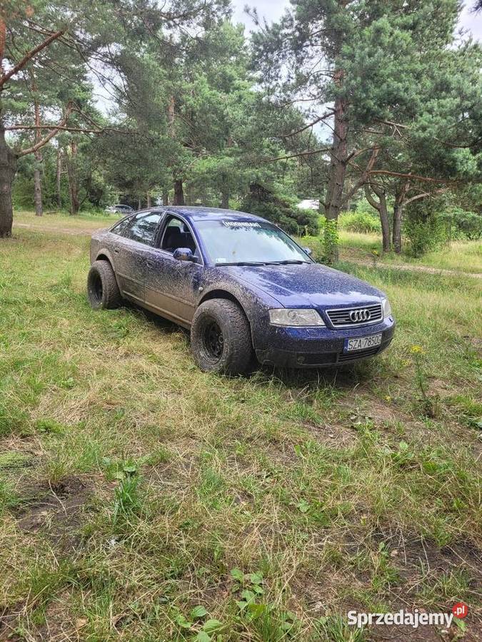 Audi a6 c5 quattro zamienie granatowy śląskie Zawiercie sprzedam