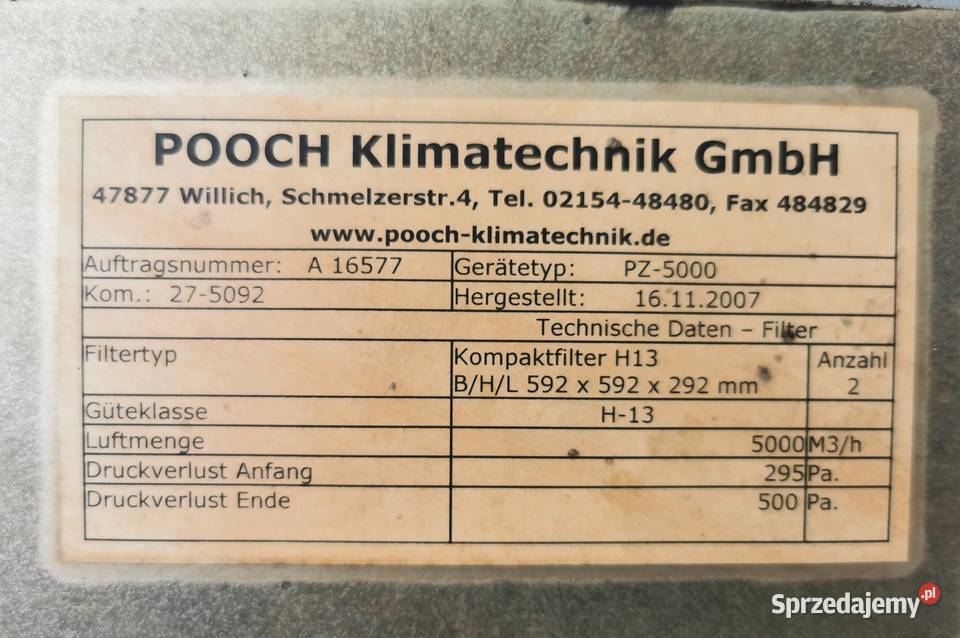 Odciąg pyłu wyciąg dymu spawalniczego ESTA Zdziechowice