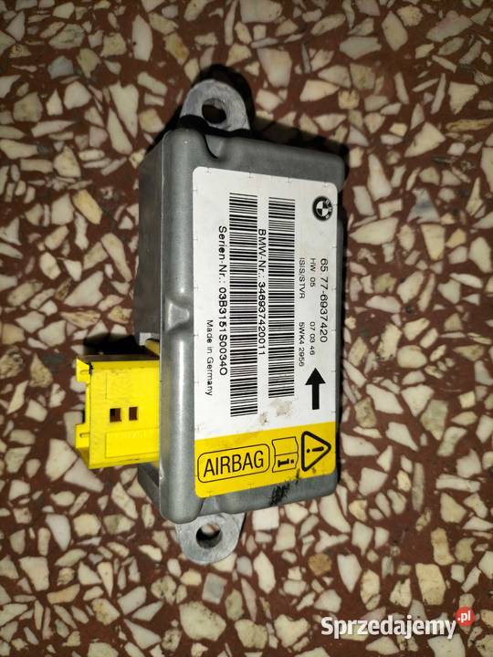 Satelita AIRBAG drzwi przednich prawych BMW E65 osobowe Poręba