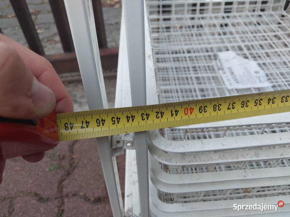 Regał z 10 szufladamikoszami drucianymi Antonius 54cm Zielonka sprzedam