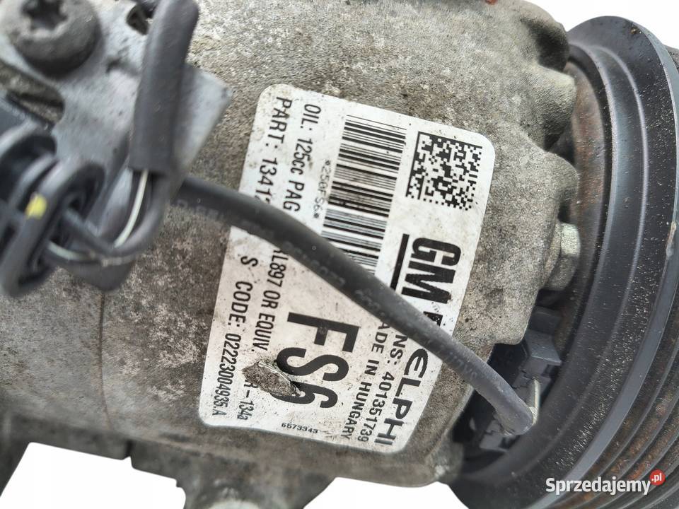 SPRĘŻARKA KLIMATYZACJI Opel Astra H Zafira B Chełm