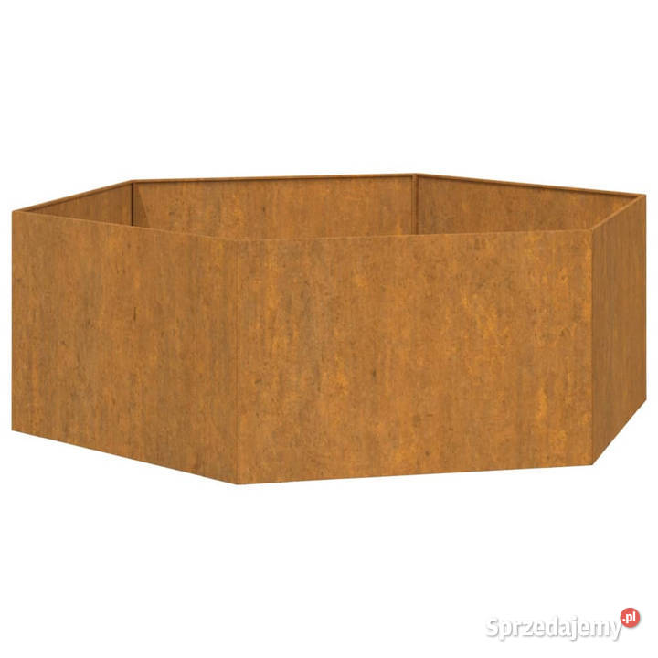 Donica rdzawa 138x120x45 stal kortenowska Warszawa