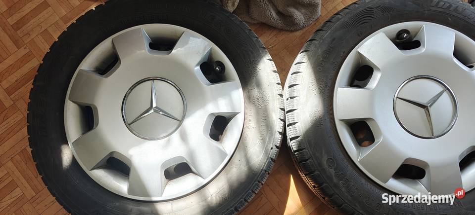 Oryginalne felgi 15 stalowe i kołpaki Mercedes Stryków sprzedam