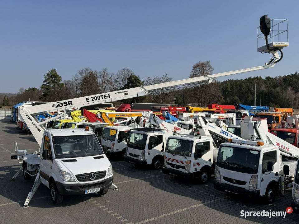 Mercedes Sprinter Zwyżka Podnośnik Koszowy GSR E 130KM Widełki