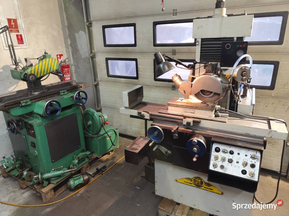 Szlifierka ostrzałka do płaszczyzn noży frezów Produkcja Maków Podhalański