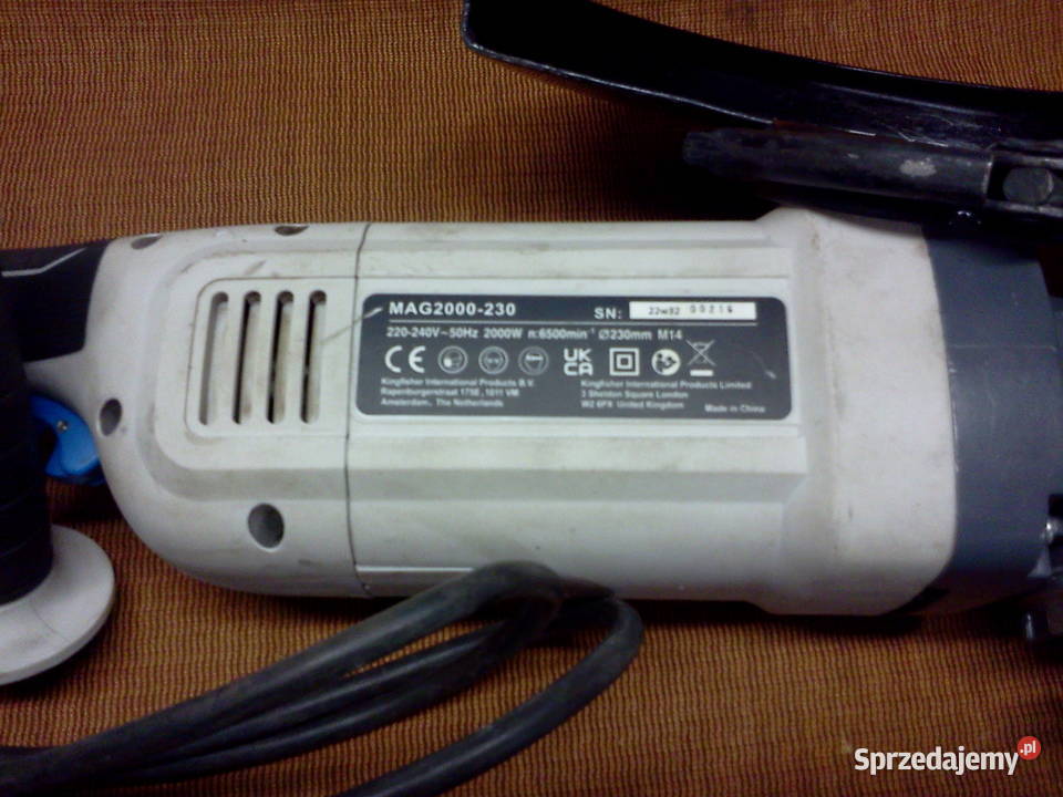 Szlifierka kątowa Macallister 2000W Lubycza Królewska
