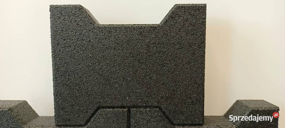 Kostka Behaton Gumowa Czarna Prosto Producenta Wolbrom