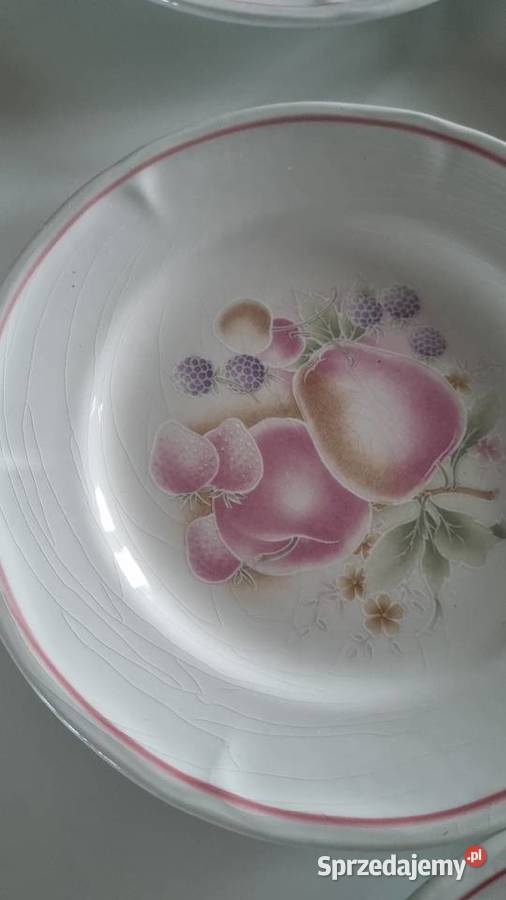 Talerze Deserowe Ceramika Włoska Ironstone Wola Podłężna sprzedam