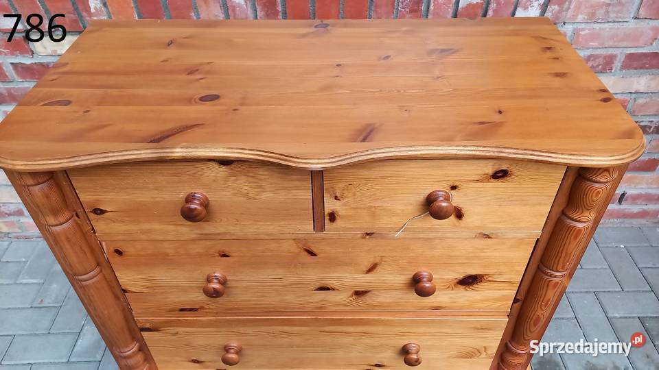 Komoda sosnowa Szafka rtv z szufladami do Gawroniec