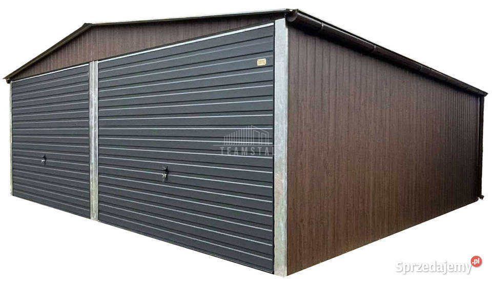 Garaż blaszany 6x58m 2x Brama uchylna Ostrowiec Świętokrzyski
