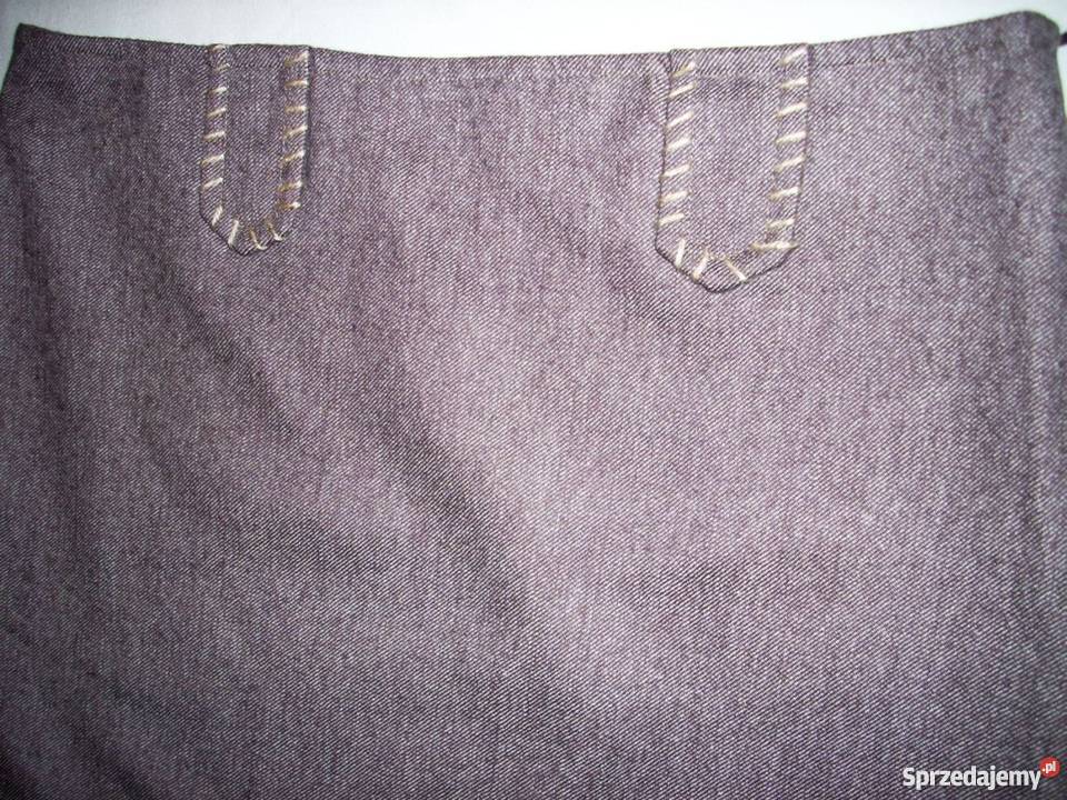 AE Woman Ciepła Spódnica Wełna Melanż 42 XL 44