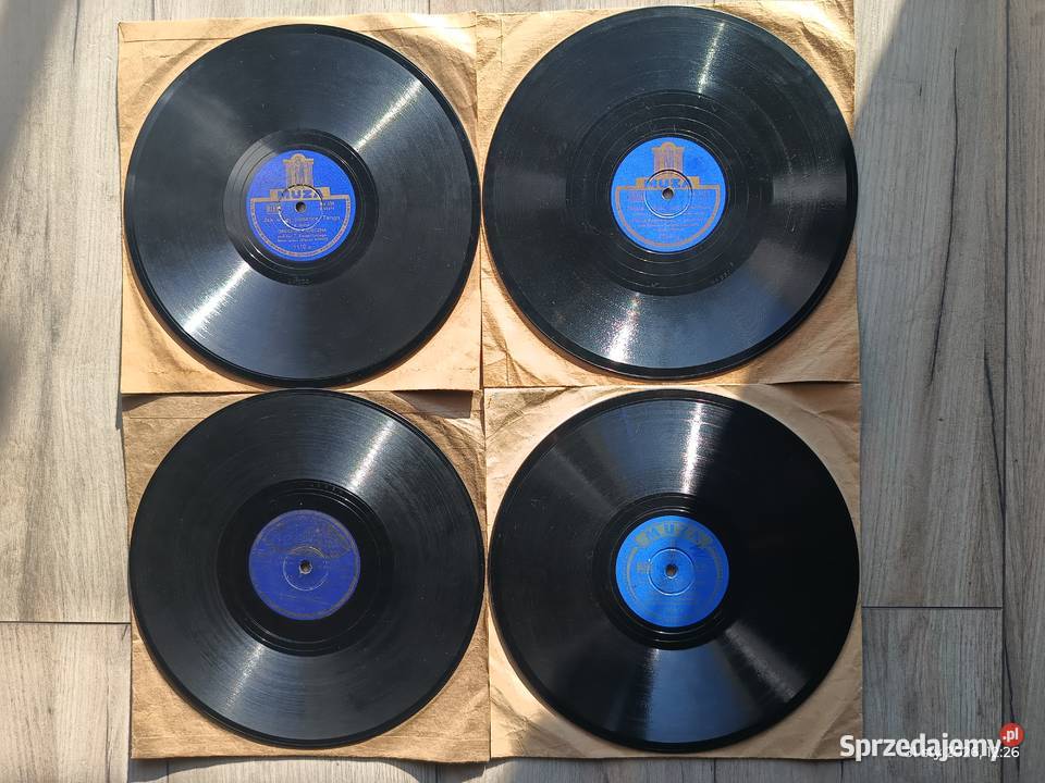 Cztery polskie płyty szelakowe 25 Wronki sprzedam