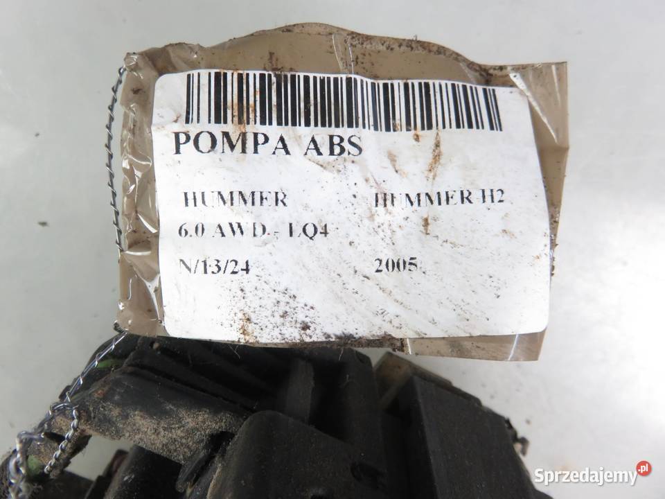 POMPA ABS HUMMER HUMMER H2 15184640 0265219502 osobowe