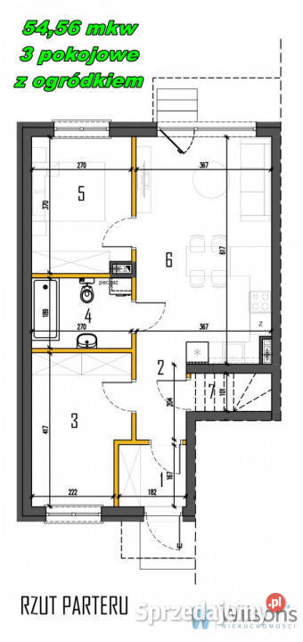 Sprzedam mieszkanie 5456m2 Radzymin Mieszka I 54.56m2