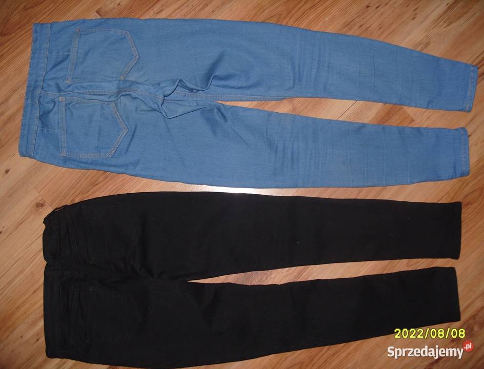 2xSkinny Denim SINSAY z przecieranymi nogawkami Denim Rawicz