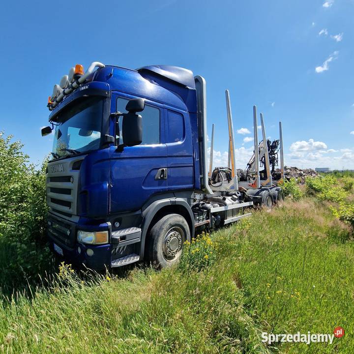 Scania 6x4 v8 560 do transportu drewna 1200000km Dźwigi samochodowe Gdynia