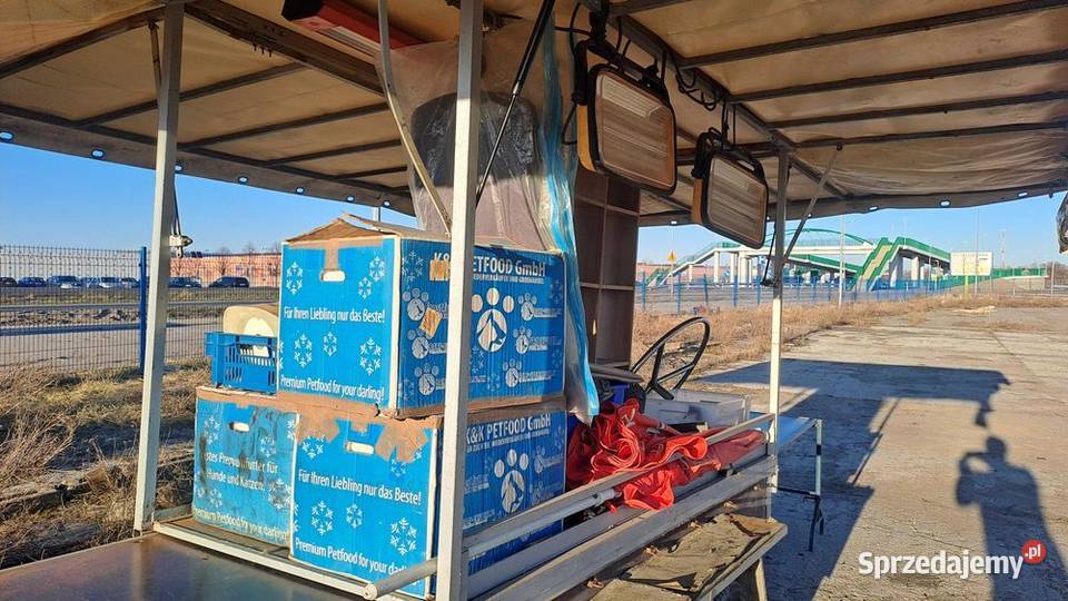 Przyczepa dmc 750 stragan bazar gastronomia Żary