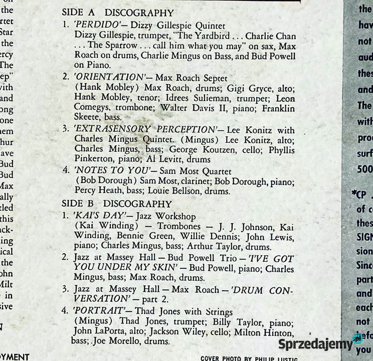 Modern Jazz Hall Of Fame Volume 1 płyta winylowa