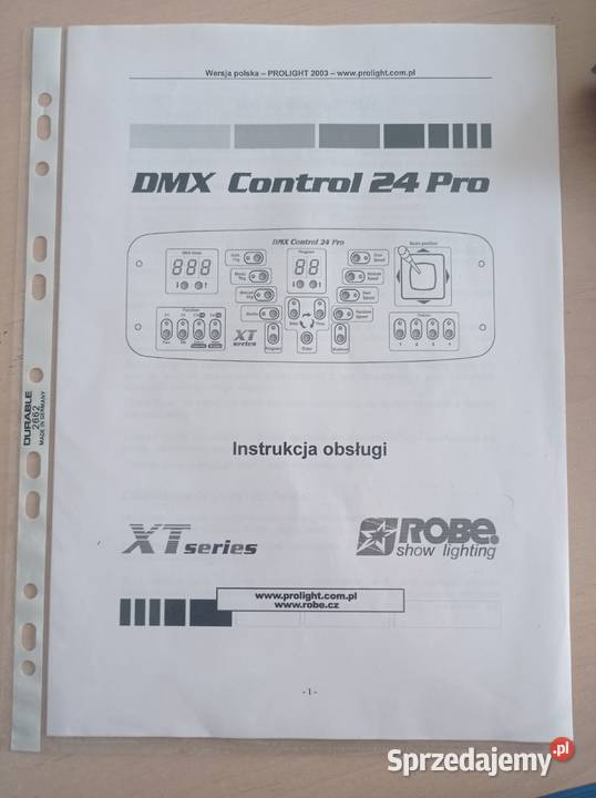 Sterownik świateł DMX Control 24Pro Drawsko Pomorskie sprzedam