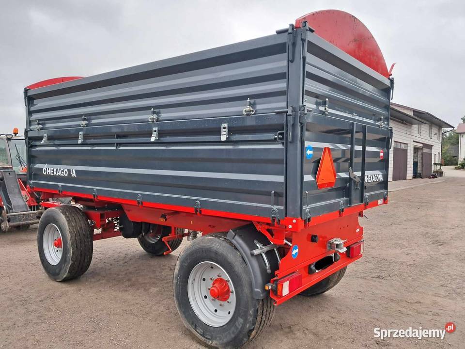 Przyczepa Chexagona 14 ton wywrotka na 3 strony nieuszkodzony mazowieckie Radom
