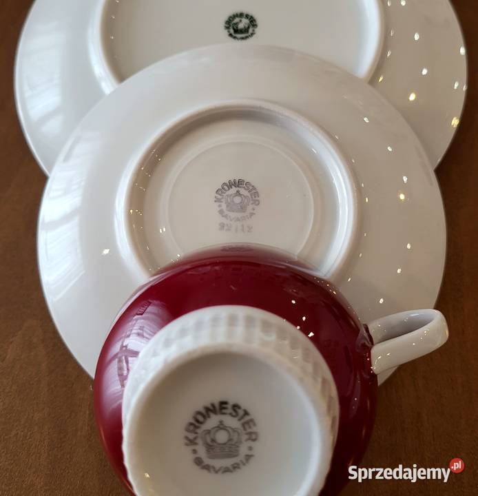 Kronester Bawaria fuksjowy serwis do kawy 6 osób zachodniopomorskie Szczecin