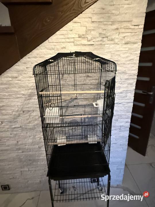 Klatka papug nieużywana z całym wyposażeniem Łask sprzedam